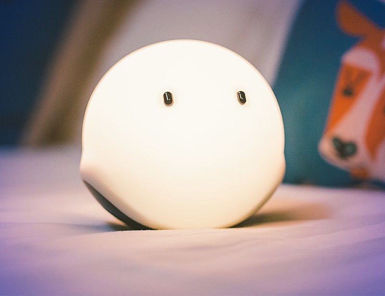 lovely，Intelligent lamps，Connecting lamp，soft，convenient，Night light，temperature，product design，